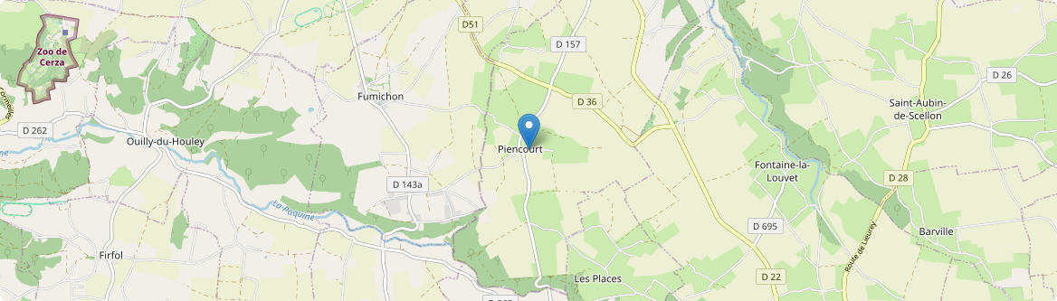 Piencourt - Carte