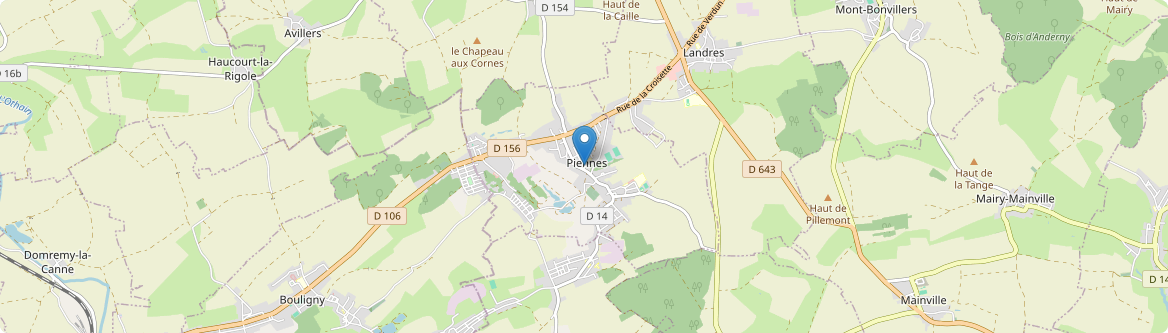 Piennes - Carte