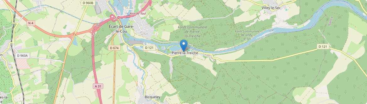 Pierre-la-Treiche - Carte