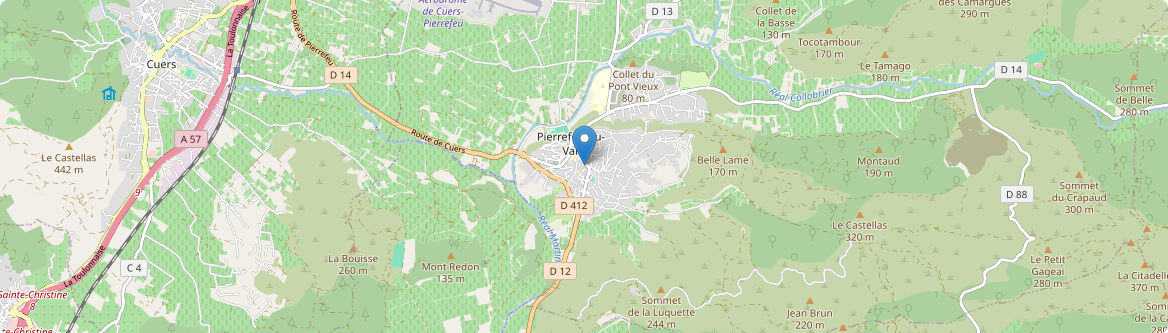 Pierrefeu-du-Var - Carte