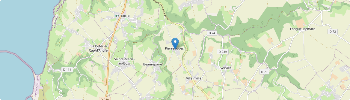 Pierrefiques - Carte
