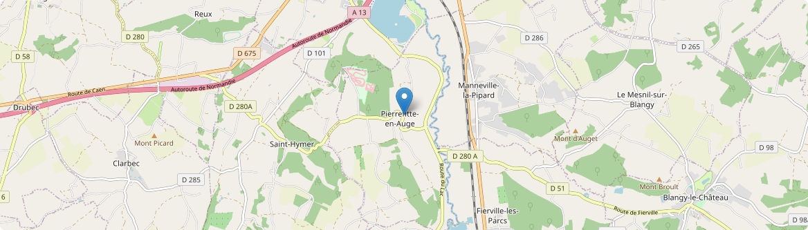 Pierrefitte-en-Auge - Carte