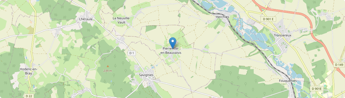 Pierrefitte-en-Beauvaisis - Carte