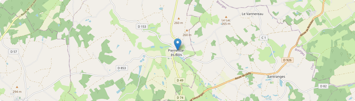Pierrefitte-ès-Bois - Carte