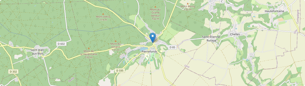 Pierrefonds - Carte