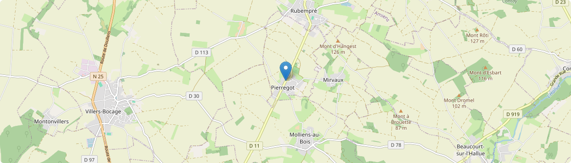 Pierregot - Carte