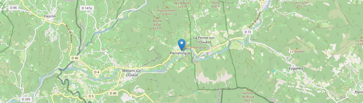 Pierrelongue - Carte