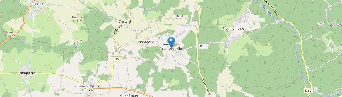 Pierrepont-sur-l'Arentèle - Carte