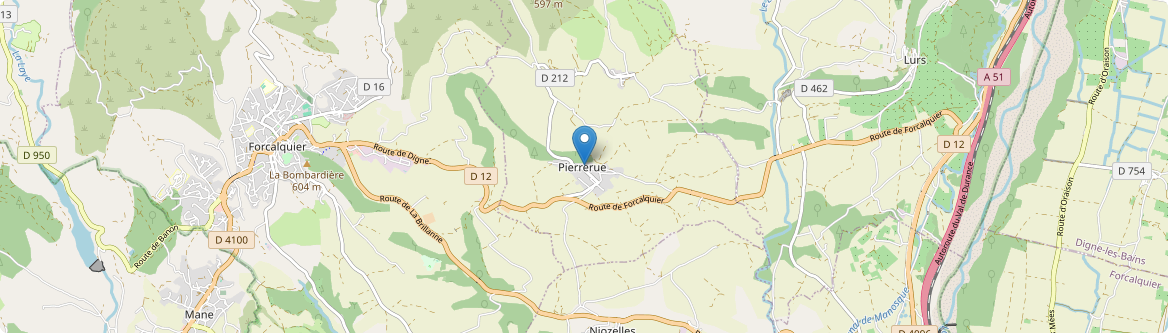 Pierrerue - Carte
