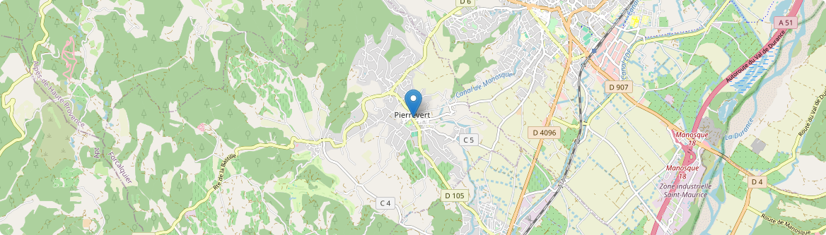 Pierrevert - Carte