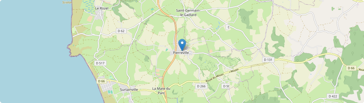 Pierreville - Carte