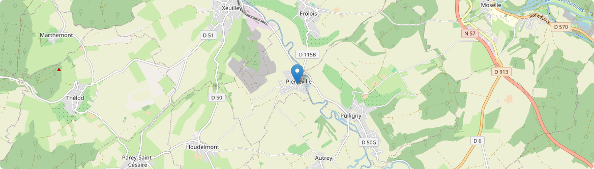 Pierreville - Carte