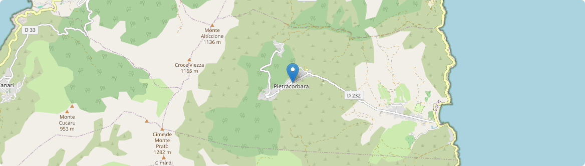 Pietracorbara - Carte