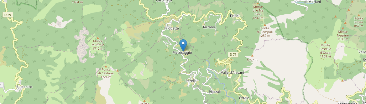 Pietricaggio - Carte