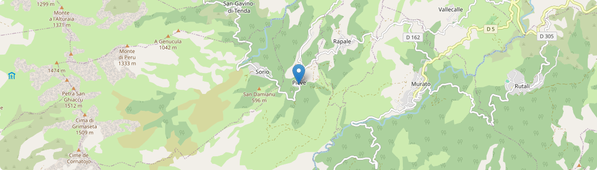 Piève - Carte