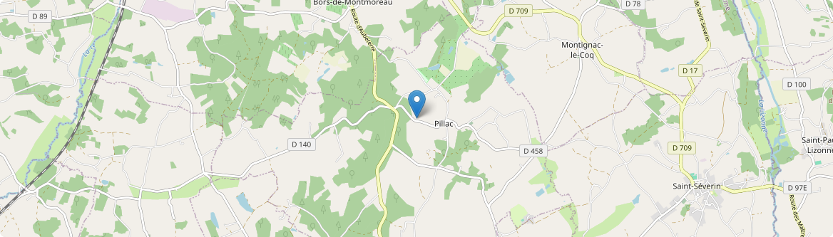 Pillac - Carte