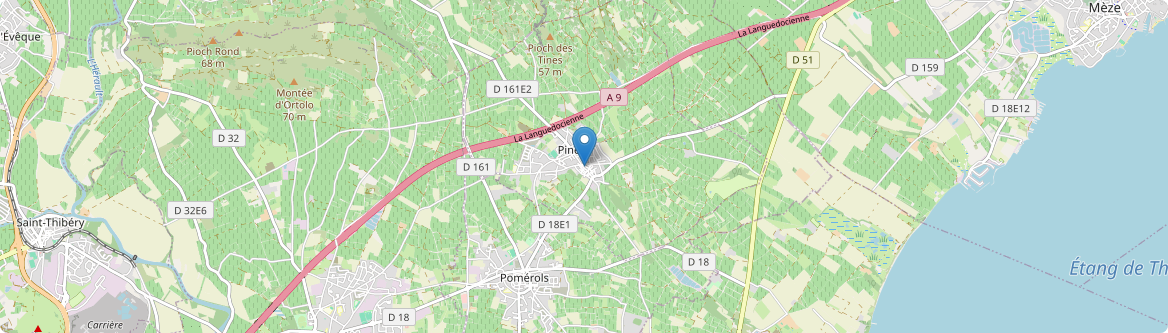 Pinet - Carte