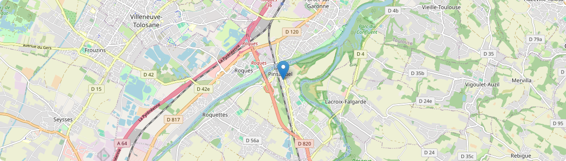 Pinsaguel - Carte