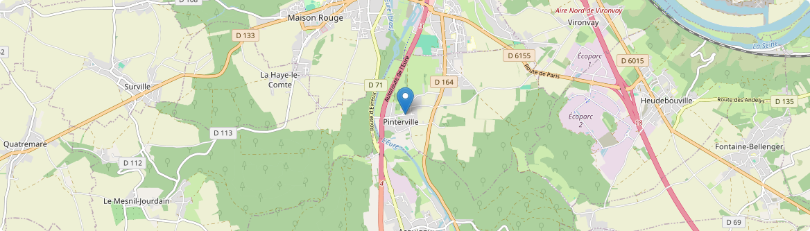 Pinterville - Carte