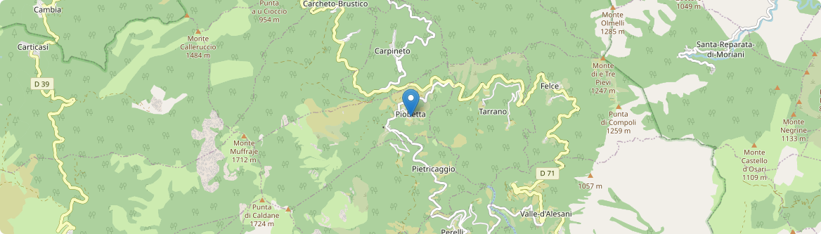 Piobetta - Carte