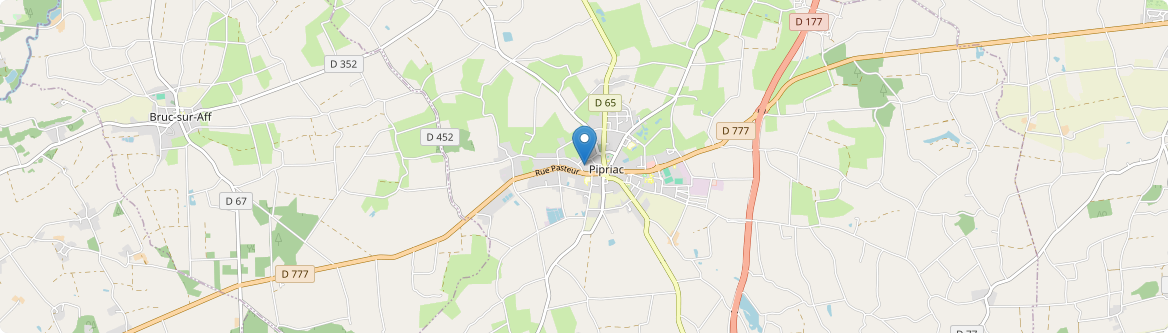 Pipriac - Carte
