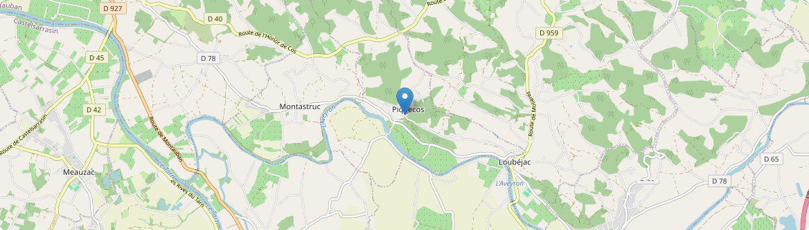 Piquecos - Carte