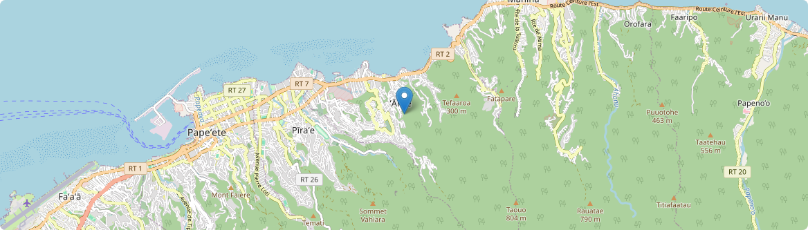 Pirae - Carte