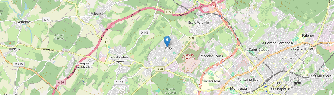 Pirey - Carte