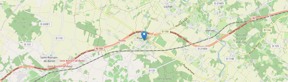 Pisany - Carte
