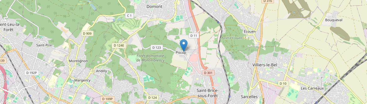 Piscop - Carte