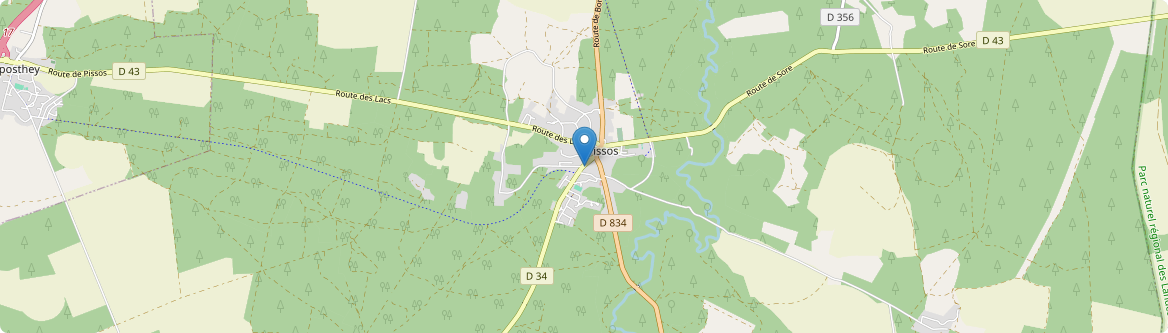 Pissos - Carte