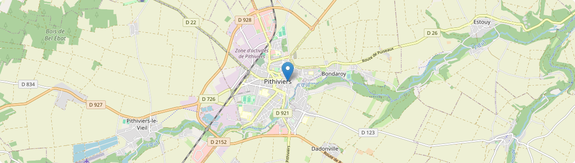Pithiviers - Carte