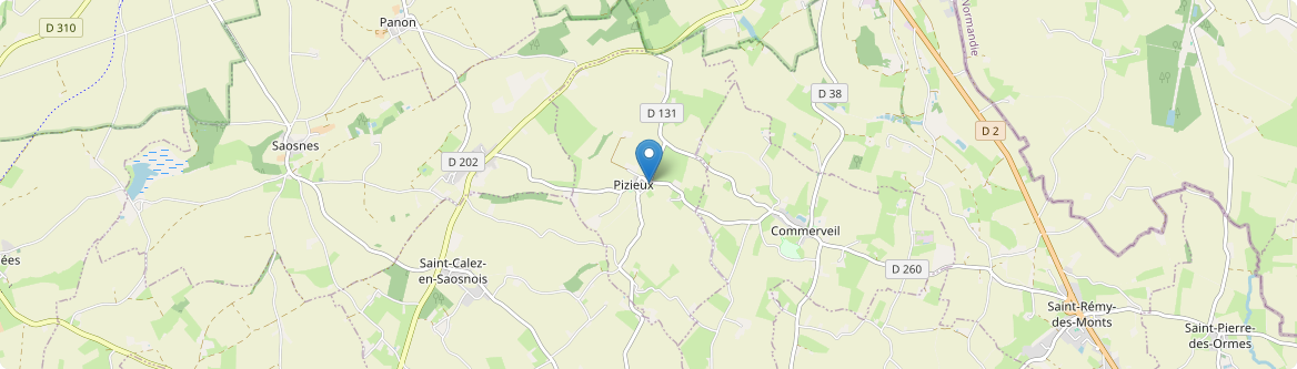 Pizieux - Carte