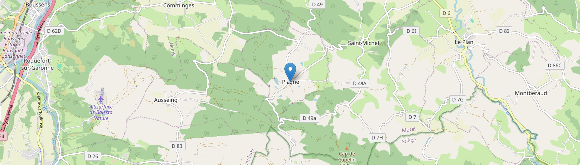 Plagne - Carte