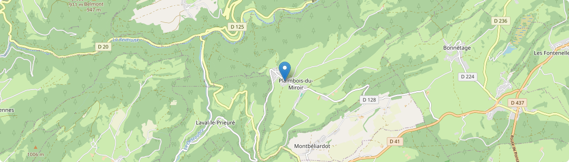 Plaimbois-du-Miroir - Carte