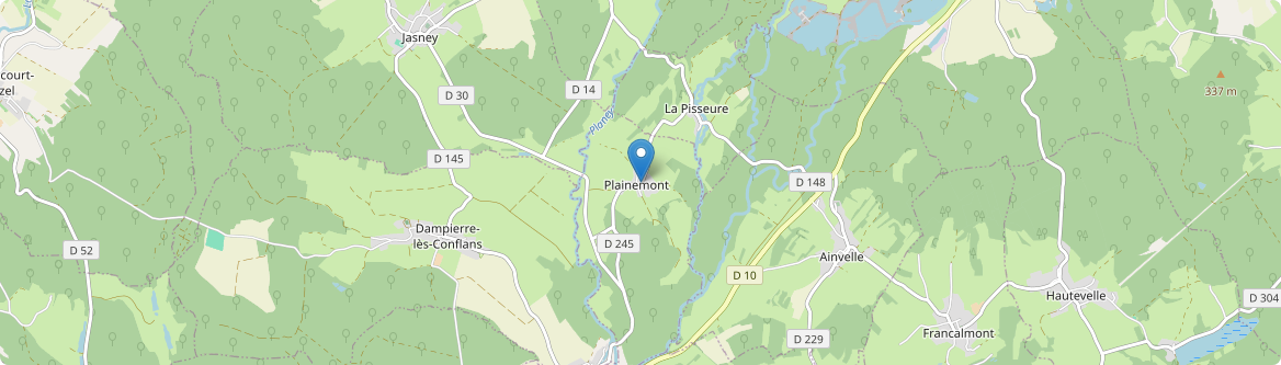 Plainemont - Carte