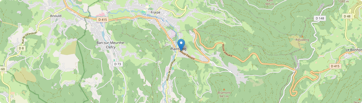 Plainfaing - Carte