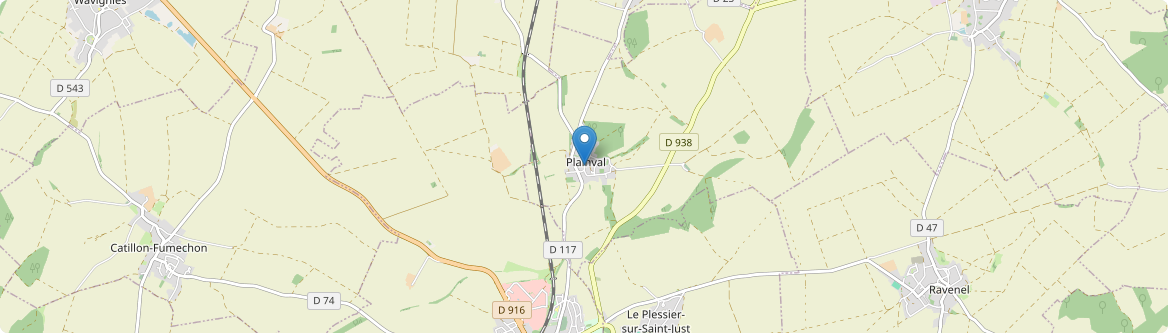Plainval - Carte