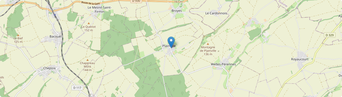 Plainville - Carte