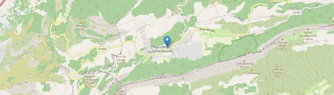 Plan-d'Aups-Sainte-Baume - Carte