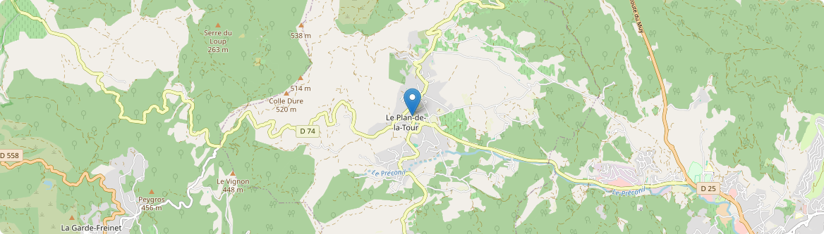 Plan-de-la-Tour - Carte