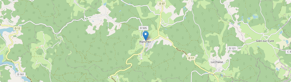 Planchez - Carte