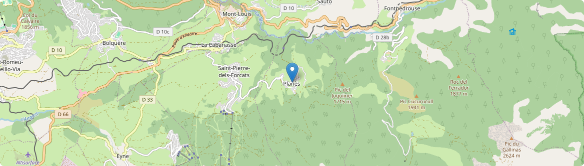 Planès - Carte