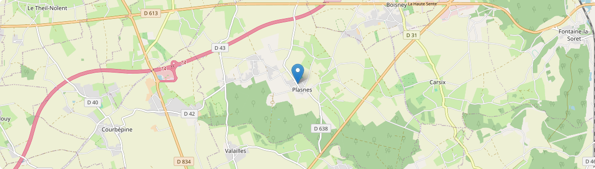 Plasnes - Carte