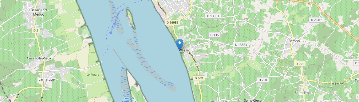 Plassac - Carte