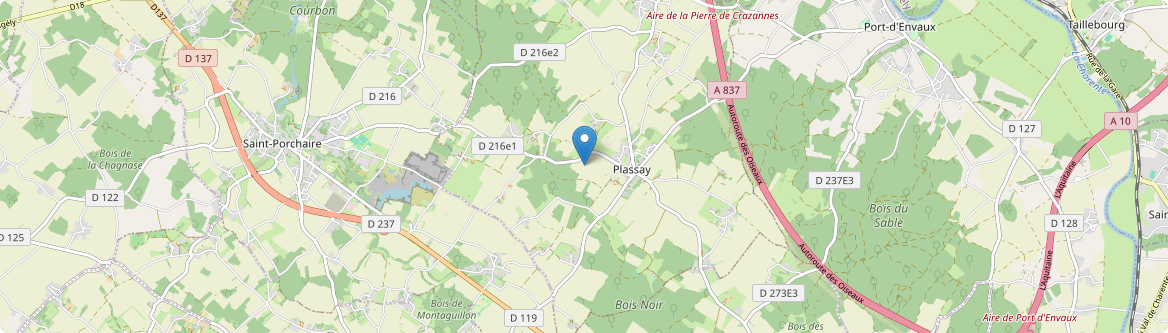 Plassay - Carte