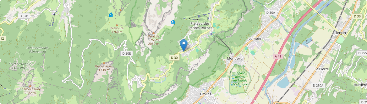 Plateau-des-Petites-Roches - Carte