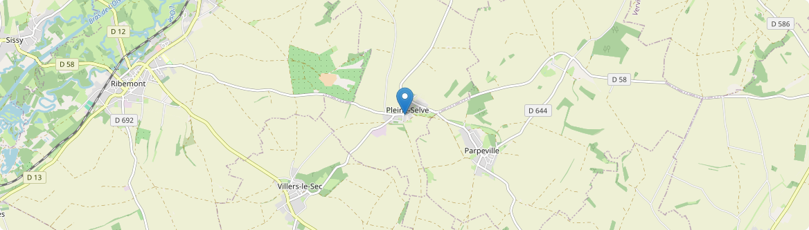 Pleine-Selve - Carte
