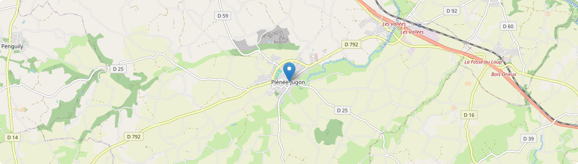 Plénée-Jugon - Carte