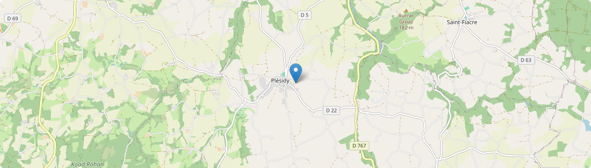 Plésidy - Carte